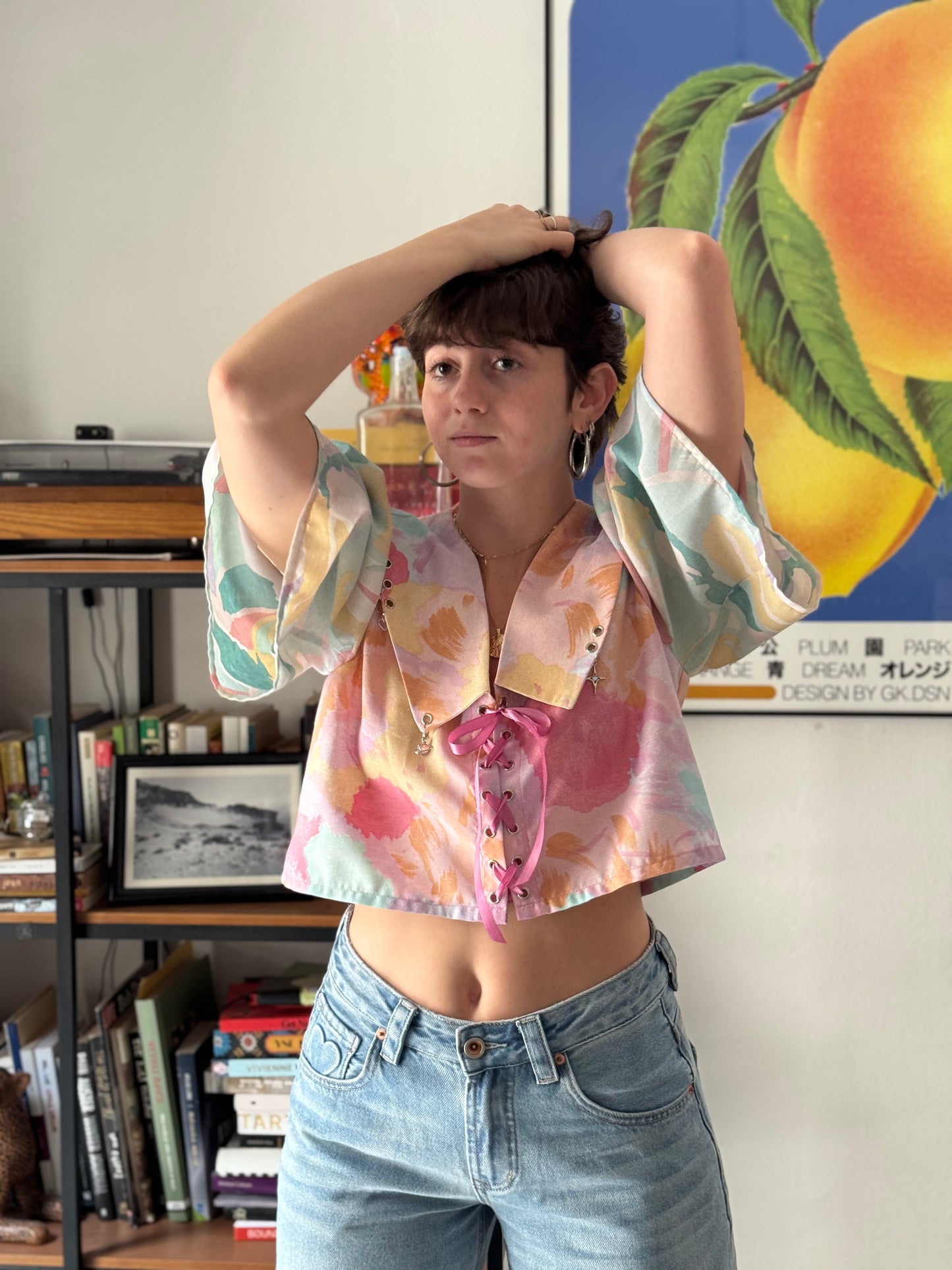 Customizable - Front Tie Top + Collar + Charms