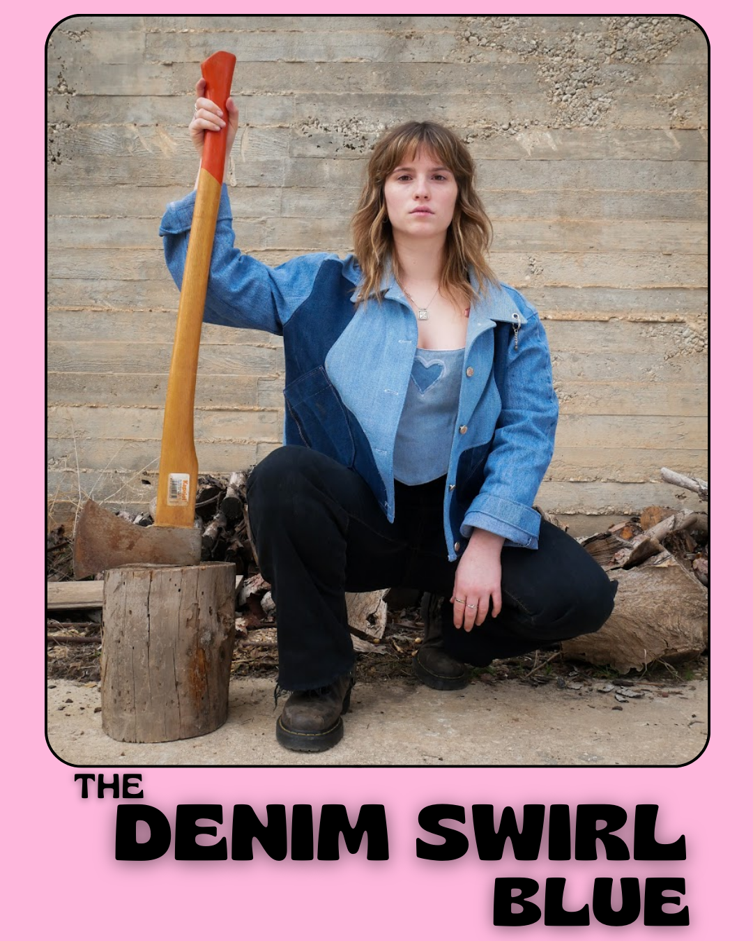 The Denim Swirl - Blue